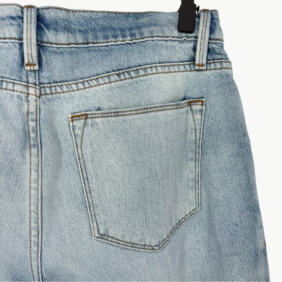 FRAME Denim Le High Straight Jean in Winslow | Sz 27 | Light Vintage Wash - Picture 12 of 15